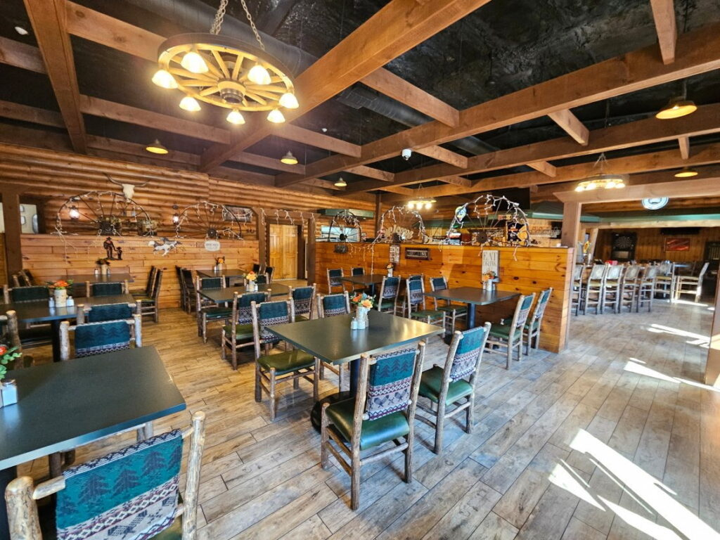 Interior of a bar and restaurant inspected during a commercial property inspection in northern Minnesota 
